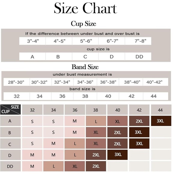 VertVie Women's Seamless Bra  No Underwire‎ - NWT  XL - Picture 8 of 9